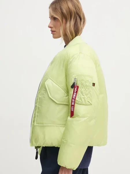 ALPHA INDUSTRIES Átmeneti dzseki citromzöld zöld