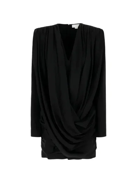 Rochie Stella Mccartney drapată de costum negru