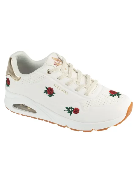 Buty sportowe Sneakersy Uno Champagne and Roses białe