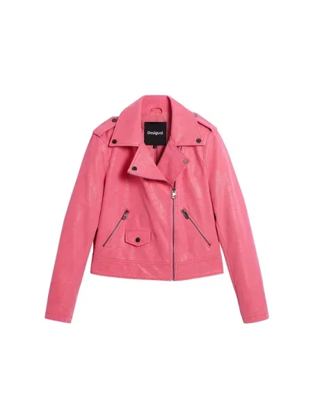 Desigual Geacă de primăvară-toamnă roz