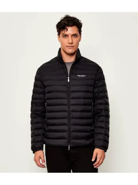 Armani Exchange De puf geacă | Regular Fit negru