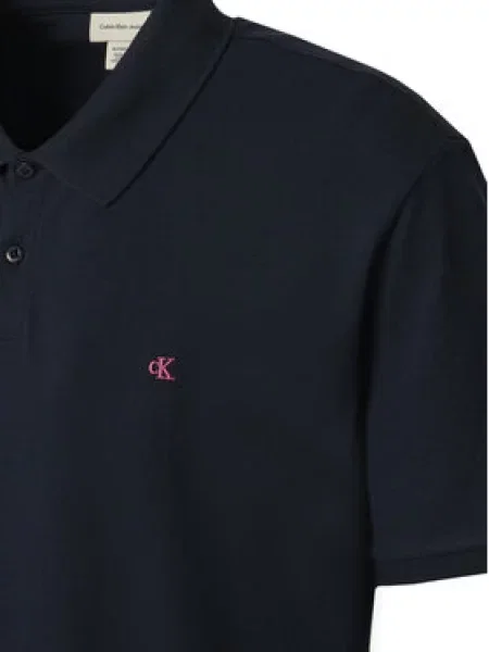 Calvin Klein Jeans Polo majica Mornarsko modra