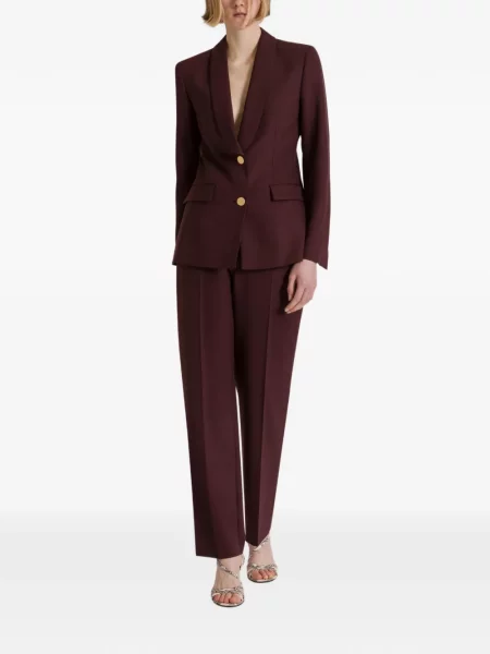 Pantaloni Alberta Ferretti roșu