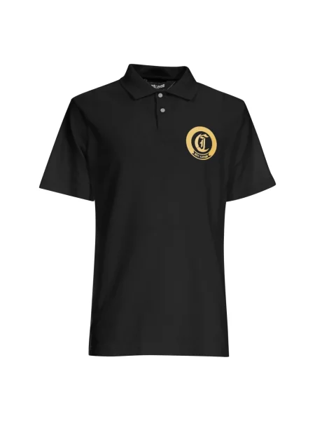 Koszulka polo Just Cavalli czarna