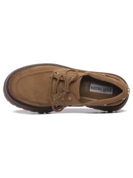 Pantofi Steve Madden din piele de căprioară bej
