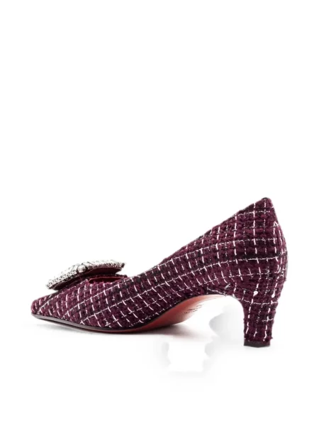 Bouclé pantofi cu toc Festa Milano violet
