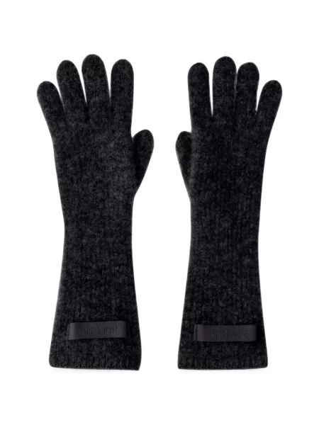 Mănuși Jacquemus tricotate negru