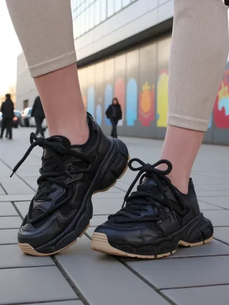 Sneakerși Resti negru