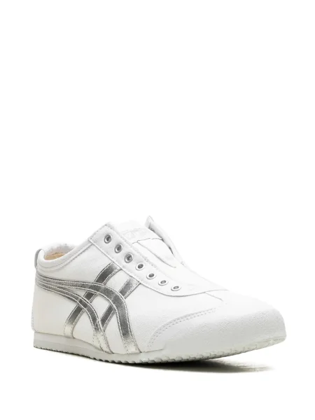 Sneakerși Onitsuka Tiger slip-on cu dungi de tigru alb