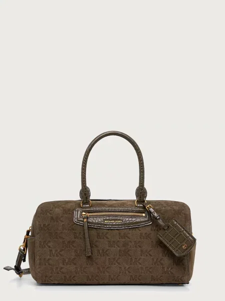 MICHAEL Michael Kors geantă pentru femei din piele întoarsă verde