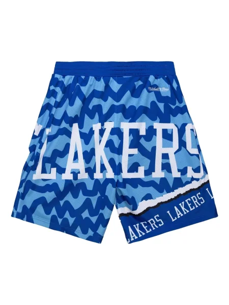 Pantaloni scurți Mitchell & Ness albastru