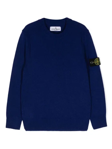 Sweter dziecięcy Stone Island niebieski