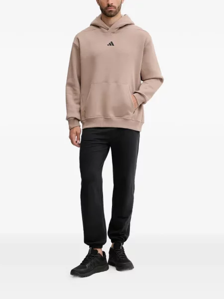 Pantaloni scurți Adidas alergare cu decolteu rotund plasă negru