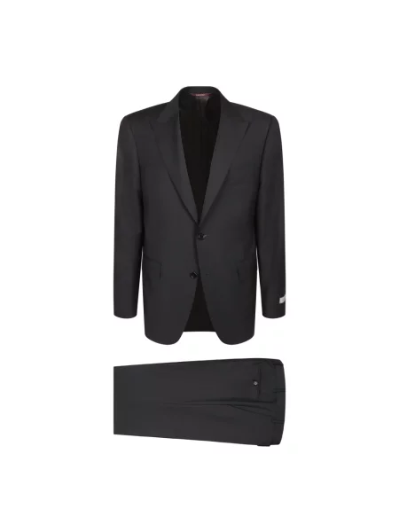 Garnitur Canali wełniany czarny