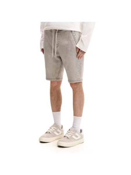 Джинсовые шорты Cropp серые