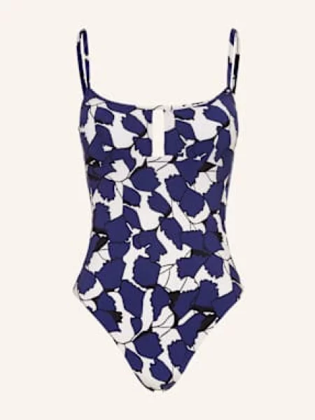 Maryan Mehlhorn Plavky Blue Leaves modrá/ krémová černá