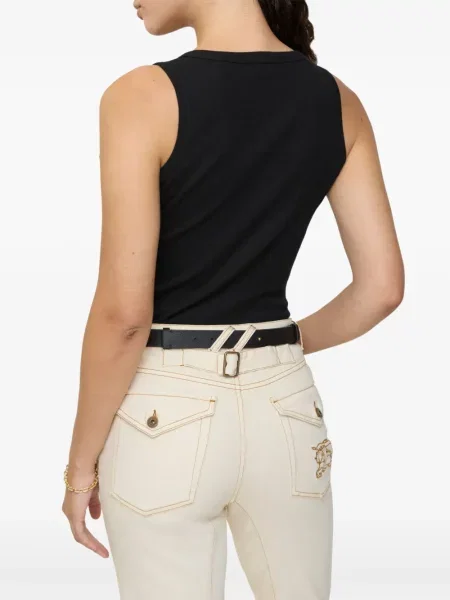 Top Burberry din dantelă negru