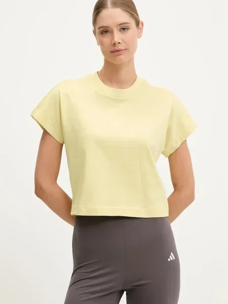 Тениска adidas ALL SZN дамска жълто