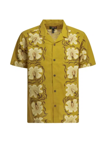 Cămașă Patagonia cu model floral cu imagine galben