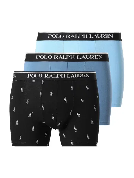 Polo Ralph Lauren Boksarice opal / nebeško modra / črna bela