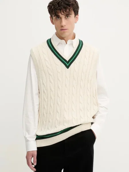 Brezrokavnik Abercrombie & Fitch bež