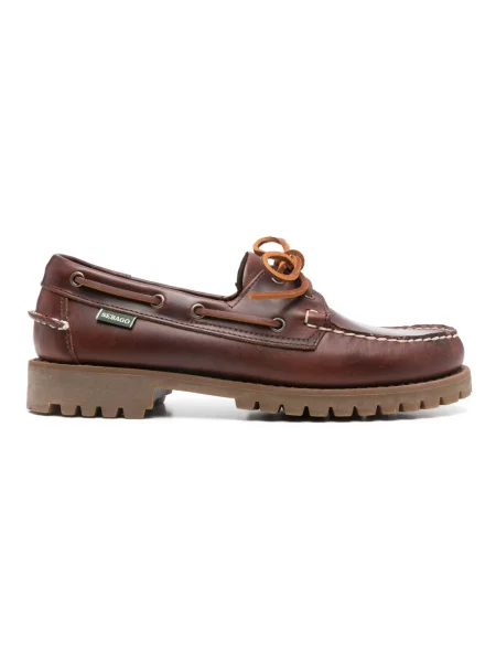 Półbuty Sebago skórzane brązowe