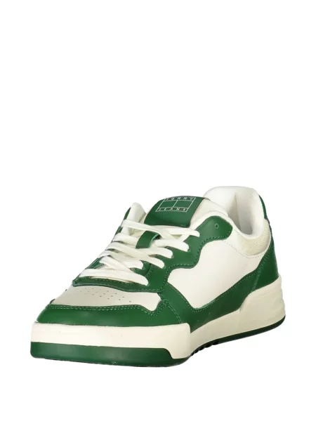 Sneakerși Tommy Hilfiger cu autograf verde
