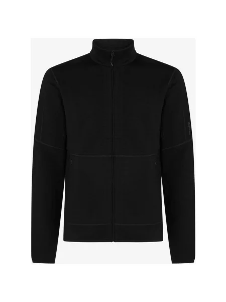 Koszulka z długim rękawem Icebreaker Merino RealFleece Descender S czarny