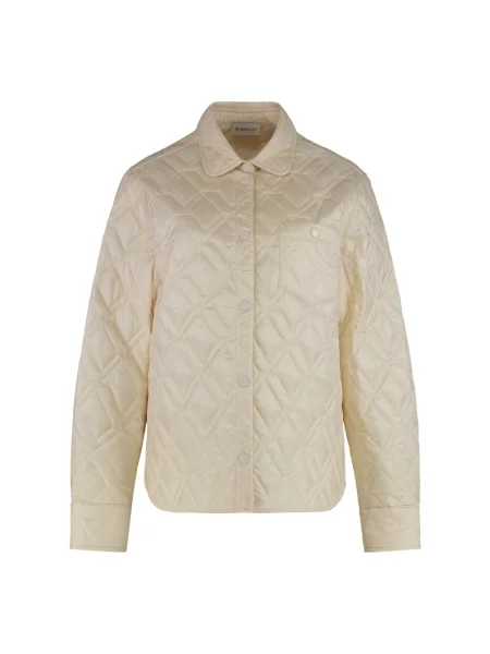Pikowana kurtka Moncler beżowa