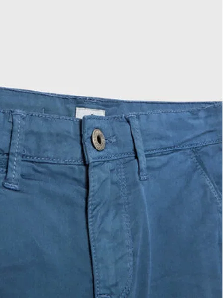 Pepe Jeans Medžiaginiai šortai Blueburn Short mėlyna