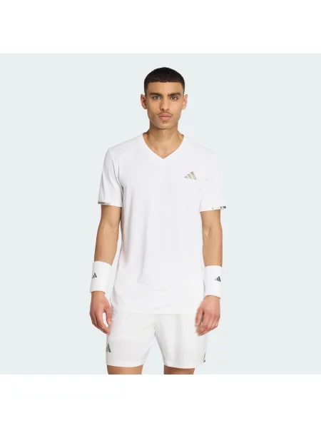 KOSZULKA TENNIS CLIMACOOL + FREELIFT PRO biała