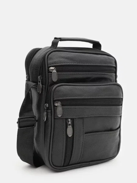 Borsa Leather Мессенджер Шкіра чорний