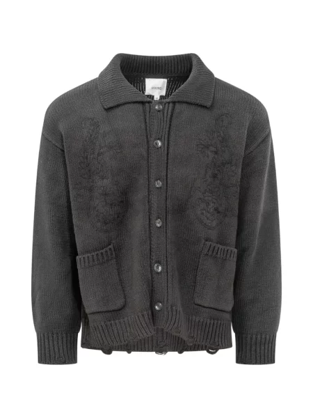 Cardigan Found zdrențuiți negru