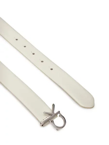 Calvin Klein Dámský Ck Buckle Belt bílá