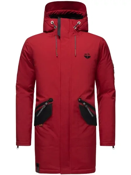 Geacă parka Stone Harbour cu strasuri negru