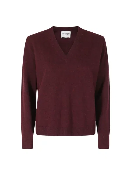 Sweter Kujten z kaszmiru czerwony