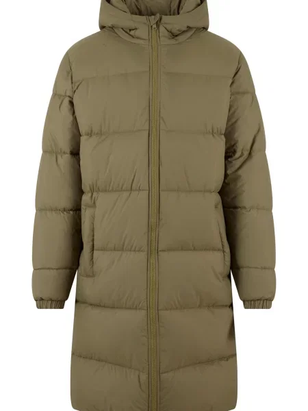 Urban Classics Zimní kabát olivová