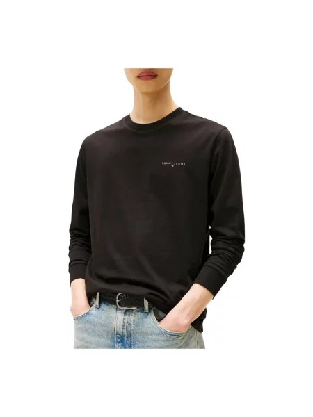 Koszulka Tommy Jeans z logo czarna