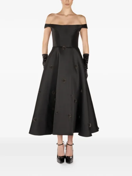 Rochie midi Araftu până la genunchi de costum negru