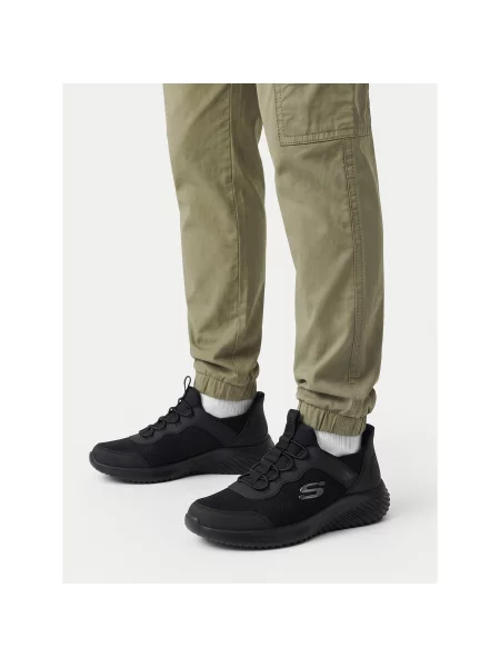 Superge Skechers CEO-Slipins: Bounder Brisk BBK črna