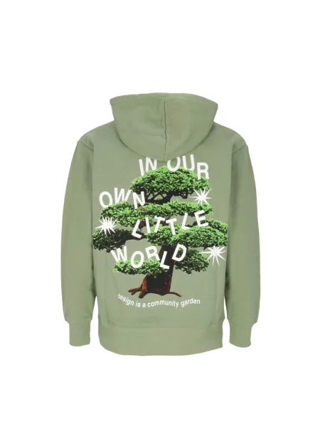 Bluza z kapturem Market z kapturem zielona