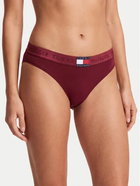 Kalhotky string Tommy Hilfiger červené
