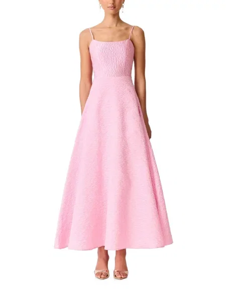 Rochie maxi Elliatt evazată roz