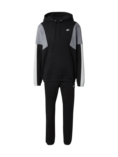 Nike Sportswear Trening CLUB FLEECE gri / negru alb