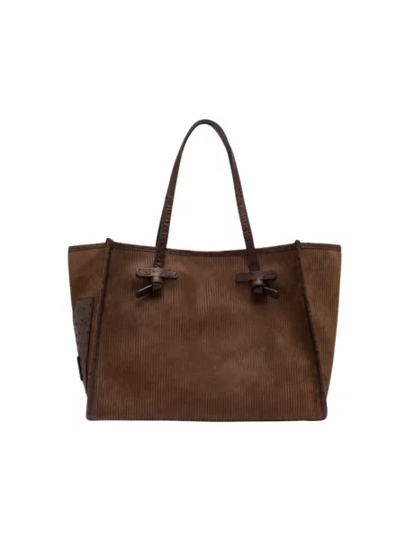Shopperka Gianni Chiarini skórzana brązowa