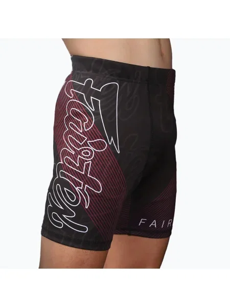 Fairtex Vale Tudo fekete/lila edző rövidnadrág. Méret: XXL fekete