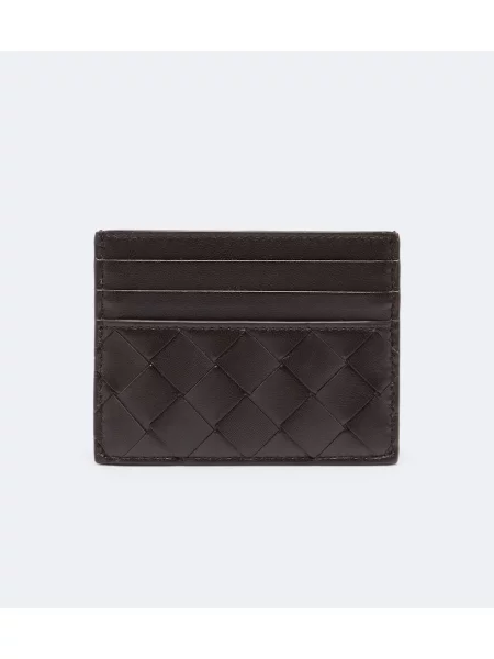 Portofel Bottega Veneta din piele maro