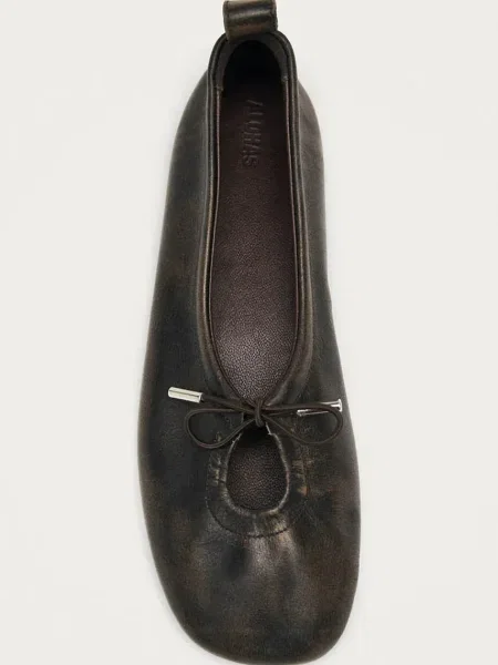 Alohas balerini de piele Rosalind maro