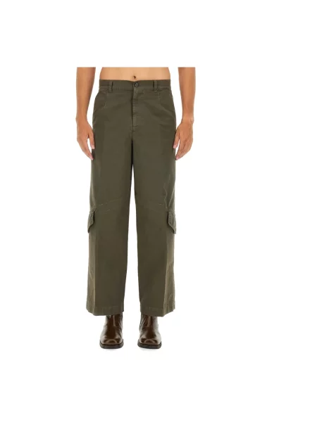 Spodnie Dries Van Noten zielone