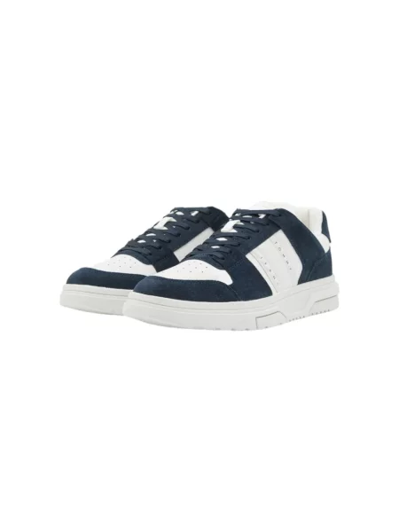Sneakersy Tommy Jeans zamszowe casual niebieskie